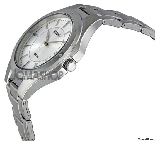 Seiko Silver Dial Stainless Steel Mens Watch SGEF59 WATCHES 2