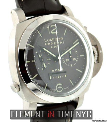 Panerai Luminor 1950 8 Days GMT Monopulsante Chrono PAM 311 WATCHES 2