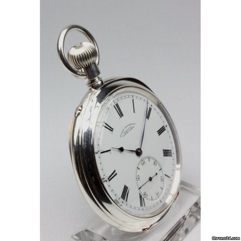 replica A. Lange & Sohne , DUF, offene Silber-Beobachtungstaschenuhr WATCHES 1 