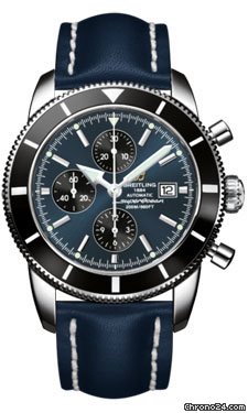 Breitling A1332024/C817-leather-blue-deployant Watches Watch