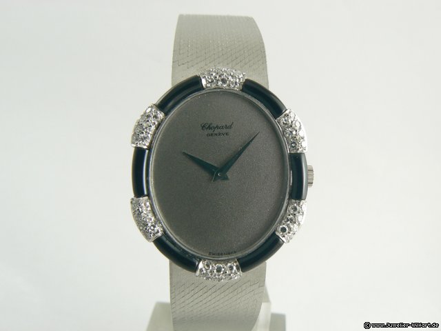 Chopard DIAMONDS ONYX WATCHES 2