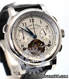 A. Lange & Sohne Tourbograph Pour le Merite (Platinum / White / Leather Strap WATCHES 2