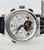 replica A. Lange & Sohne Tourbograph Pour le Merite (Platinum / White / Leather Strap WATCHES 1