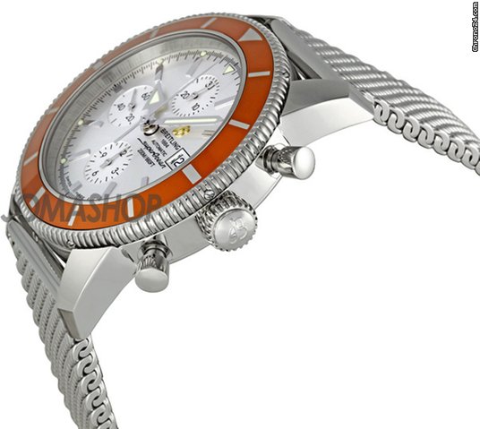 Breitling Superocean Heritage Chronograph Silver Dial Automatic Mens Watch A1332033-G698SS WATCHES 2