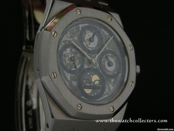 replica Audemars Piguet Royal Oak Platinum Perpetual Calendar Skeleton Ref.25636 PT Full Set WATCHES 1 
