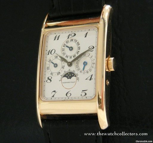 Audemars Piguet Rare Square Perpetuel Calendar in Pink Gold "Ref.25682-0-0002-02. Full Set WATCHES 2