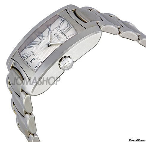 Ebel Brasilia Silver Roman Numeral Dial Mens Watch 9255M41-62500 WATCHES 2