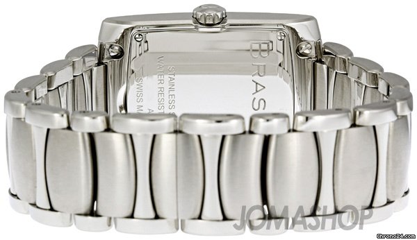 replica Ebel Brasilia Silver Roman Numeral Dial Mens Watch 9255M41-62500 WATCHES 1