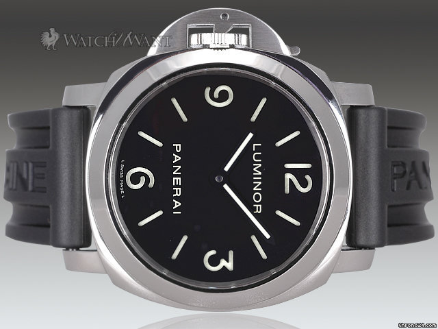 Panerai PAM 219 N - Luminor Base Destro Lefty" - 44mm Stainless Steel - Black Sandwich Dial - Brand New in Box WATCHES 2