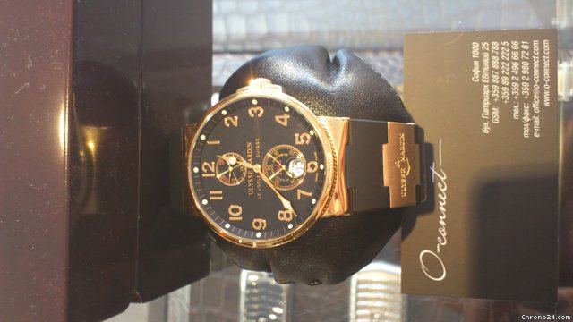 Ulysse Nardin Maxi Marine Chronometer 1846 Gold WATCHES 2