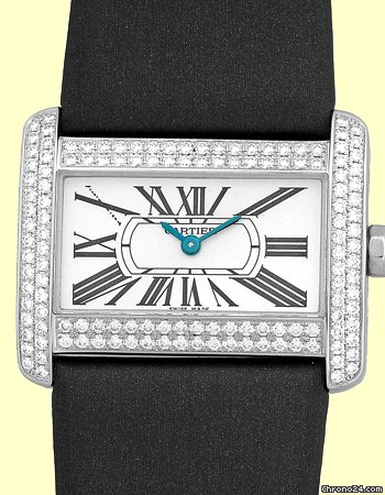 Cartier Diamond Tank Divan Strapwatch WATCHES 2