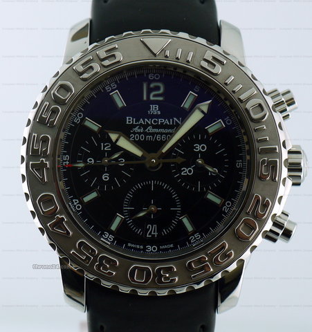 Blancpain Air Command Black Dial SS / Rubber WATCHES 2