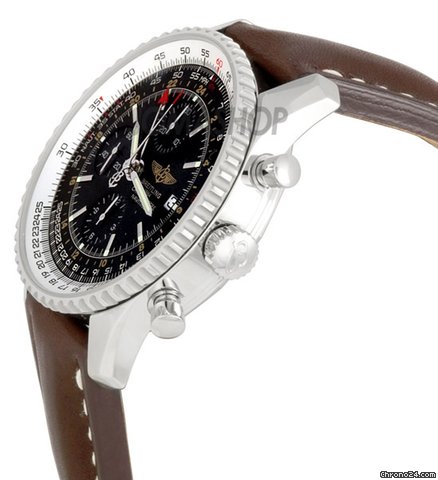 Breitling Navitimer World Black Dial Mens Watch A2432212-B726BRLT WATCHES 2