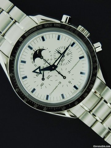 replica Omega SPEEDMASTER whit gold bezel moonphase WATCHES 1