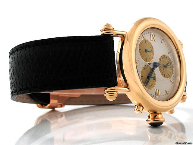 Cartier Damen "DIABOLO" 750/- Gelbgold Quarz WATCHES 2
