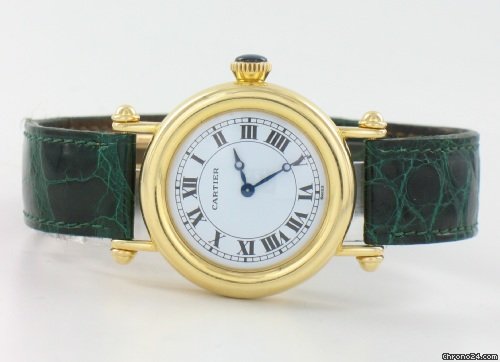 Cartier 18k Gelbgold Damenuhr WATCHES 2