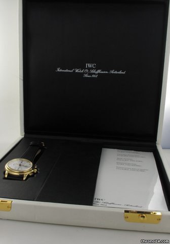 replica IWC Chrono Herrenuhr in 18k Gelbgold WATCHES 1