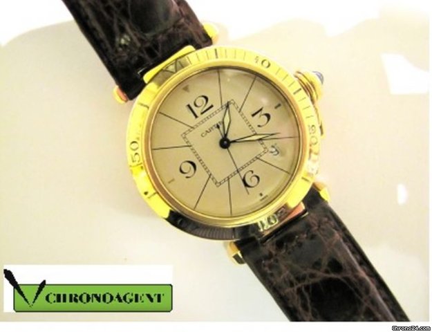 Cartier Pasha Plongeur Oro Gialo 18kt WATCHES 2