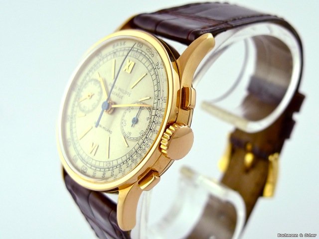 Patek Philippe Chronograph, Reference 533, 18k Rose Gold WATCHES 2