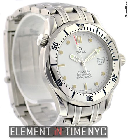 Omega Seamaster 300M Stainless Steel White Dial WATCHES 2