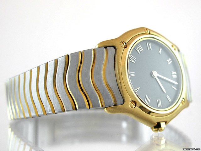 replica Ebel Classic Wave Herrenuhr -Stahl/Gelbgold WATCHES 1