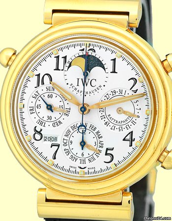 IWC Da Vinci Rattrapante Perpetual Calendar Split Second Chronograph Strapwatch WATCHES 2