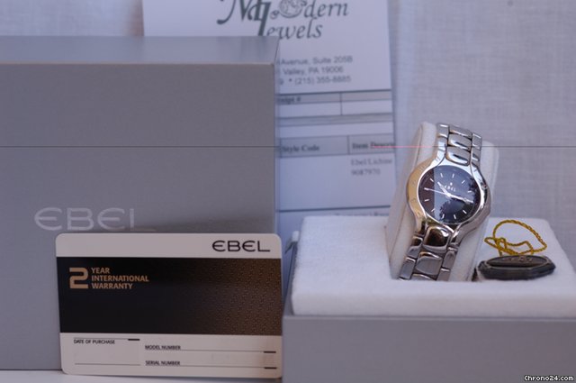 Ebel Lichine Junior Quarzuhr Edelstahl 9/2009 - WIE NEU WATCHES 2