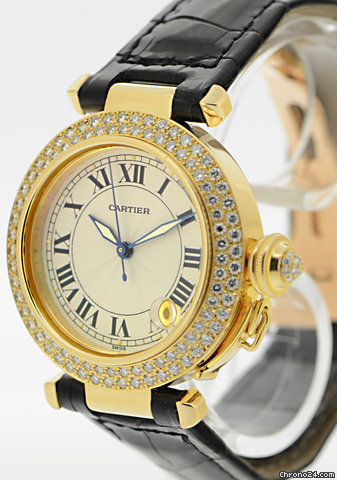 Cartier Pasha de 18K Gelbgold & Diamantbesatz WATCHES 2