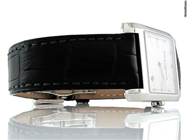 Baume & Mercier Herren "HAMPTON" Edelstahl Quarz WATCHES 2
