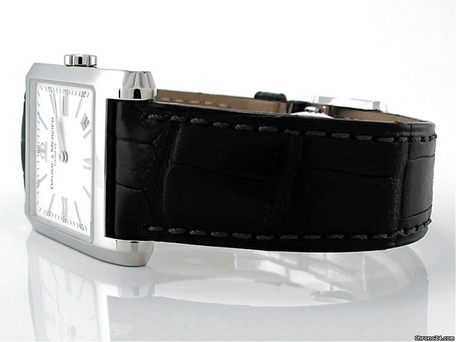 replica Baume & Mercier Herren "HAMPTON" Edelstahl Quarz WATCHES 1