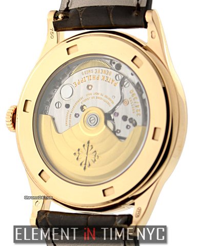 replica Patek Philippe Calatrava 18k Rose Gold Silver Dial WATCHES 1