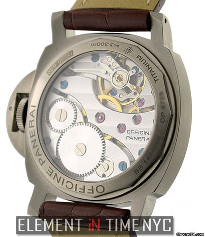 replica Panerai Luminor Base Titanium Black Sandwich Dial PAm 176 WATCHES 1