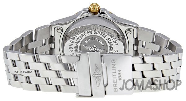 replica Breitling Galactic 30 Mother Of Pearl Diamond Dial Ladies Watch B1340L2-A680SS WATCHES 1 