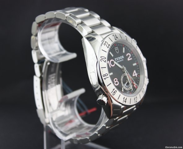 Tudor Aeronaut GMT-Date all steel black dial WATCHES 2