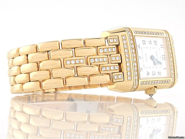 Jaeger-LeCoultre Damen "REVERSO DUO FACE" 750/- Gelbgold Handaufzug WATCHES 2