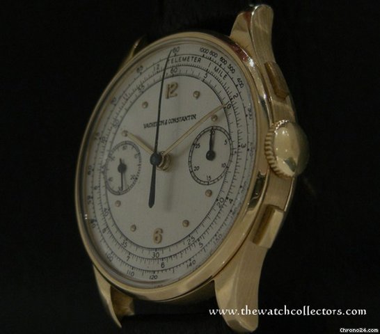 Vacheron Constantin Very fine & rare Yellow Gold Chronograph from the 40 's WATCHES 2