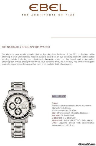 Ebel Discovery 1911 WATCHES 2