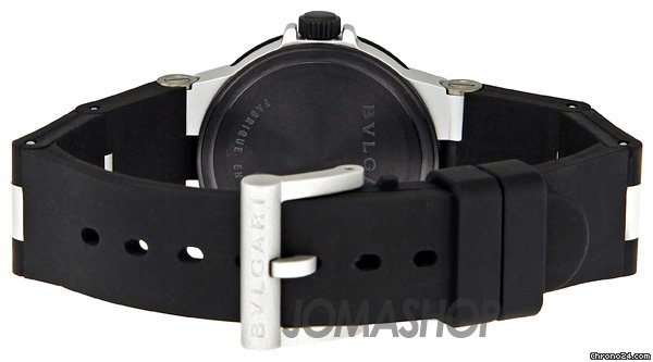 replica Bulgari Diagono Black Diamond Dial Ladies Watch AL32BTAVD-9 WATCHES 1