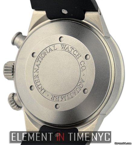 replica IWC Aquatimer Chronograph Black Dial IW3719-18 WATCHES 1