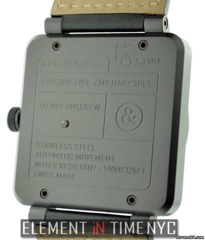 replica Bell & Ross BR 01-92 Carbon 46mm NIB WATCHES 1