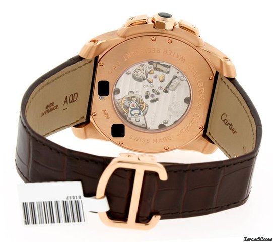 Cartier CALIBRE DE CARTIER CENTRAL CHRONOGRAPH RG- ON SALE WATCHES 2
