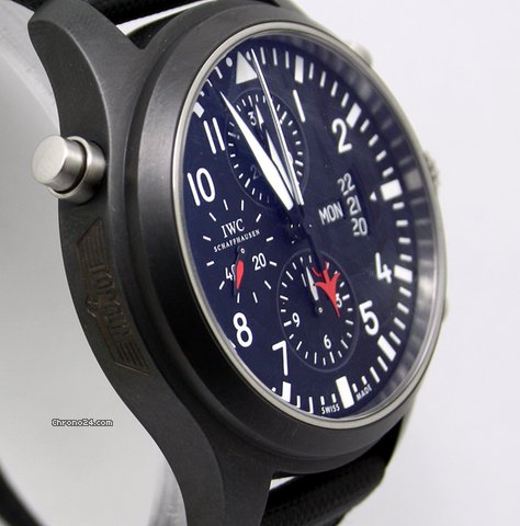 IWC Doppelchrono Top Gun wie neu mit B+P 12-2009 EU WATCHES 2