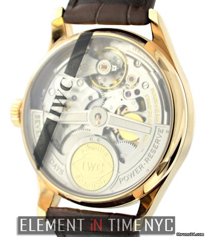 replica IWC Portuguese 7-Days Power Reserve 18k Rose Gold NIB WATCHES 1