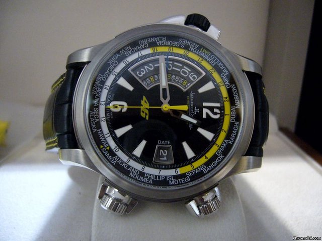 Jaeger-LeCoultre Master Compressor Extreme W-Alarm VALENTINO ROSSI WATCHES 2