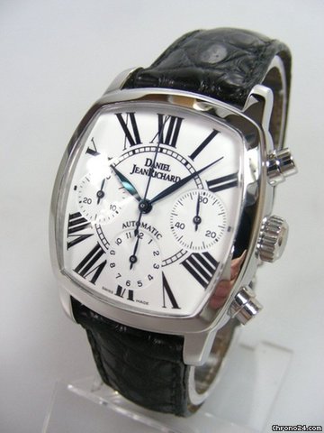 JeanRichard Chronographe rectangulaire cadran blanc WATCHES 2