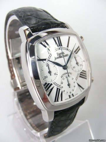 replica JeanRichard Chronographe rectangulaire cadran blanc WATCHES 1