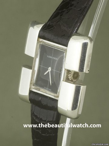 Longines RARE "MONZON" en Argent 1960 WATCHES 2