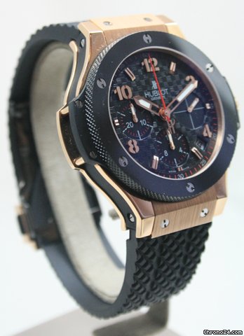 replica Hublot Big Bang 41 gold ceramic chrono WATCHES 1