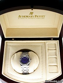 replica Audemars Piguet Lady's 18K White Gold Diamond Royal Oak WATCHES 1