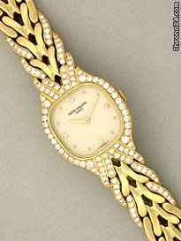 Patek Philippe Lady's 18K Yellow Gold Diamond La Flame WATCHES 2